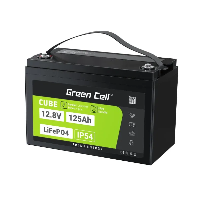 Baterie LiFePO4 12,8V 125Ah Green Cell CUBE (1600Wh)