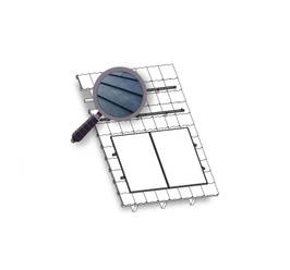 Structură KENO pentru FV cu 2 panouri. Tablă fălțuită
