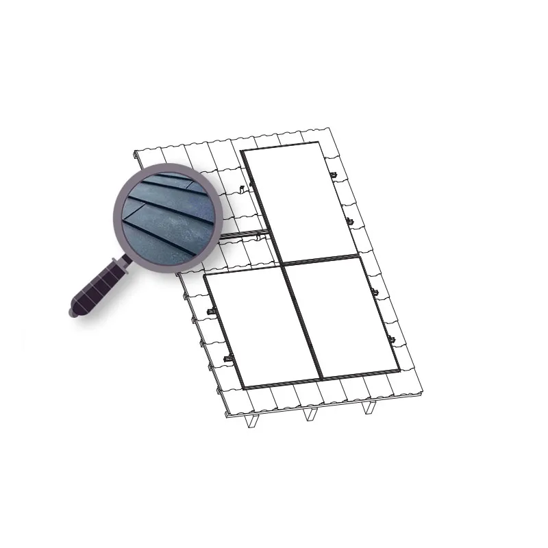 Structură KENO pentru FV cu 3 panouri. Tablă fălțuită