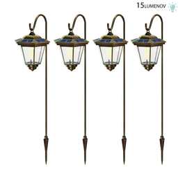 SET Iluminat solar pentru grădină Esotec Tivoli 102065 - 4 buc.