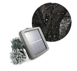 Ghirlandă LED solară SolarCentre Elan SS9943 – 100 LED-uri / 10 m, alb rece