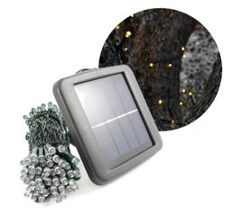 Ghirlandă LED solară SolarCentre Elan SS9946 – 200 LED-uri, 20 m, alb cald