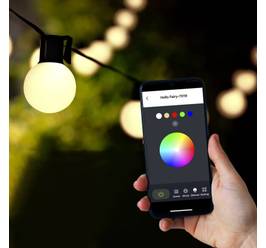 Ghirlandă LED solară SolarCentre Sophia Festoon Smart – 25 LED-uri