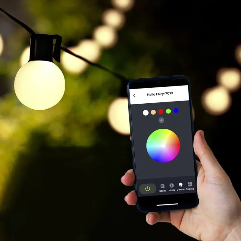 Ghirlandă LED solară SolarCentre Sophia Festoon Smart – 25 LED-uri