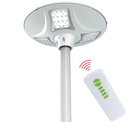 Lampă stradală solară SLL12 18W 2000 lumeni cu telecomandă