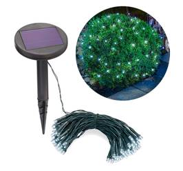Ghirlandă solară Esotec 102167 – 60 LED-uri, 8 m, alb rece