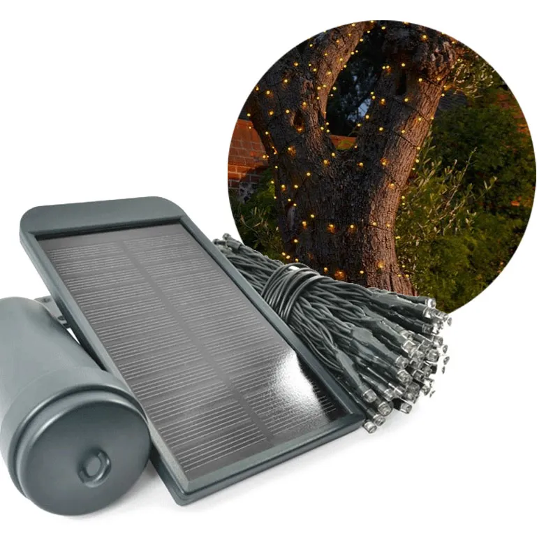 Șir de lumini solare USB Lumify Solarcentre - 300 LED-uri / 30m Alb cald