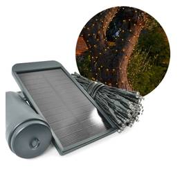 Șir de lumini solare USB Lumify Solarcentre - 300 LED-uri / 30m Alb cald