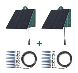 Irigare automată solară 2 x SOL-C24L + 2 x set de expansiune de 12 picuratoare (48 picuratoare)