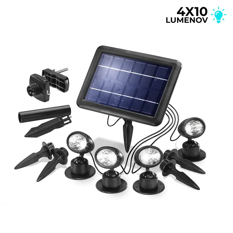 Iluminat solar punctual Esotec Quattro Power 102142