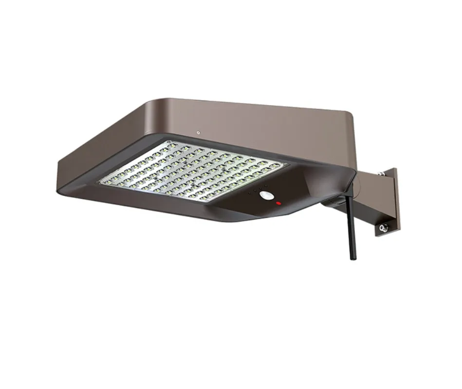 Lampă stradală solară AAL-02 5000 lm cu control prin aplicație, pentru stâlp/perete