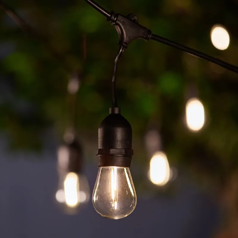 Ghirlandă LED solară SolarCentre Madison Drop Glass Bulb – 10 lumini