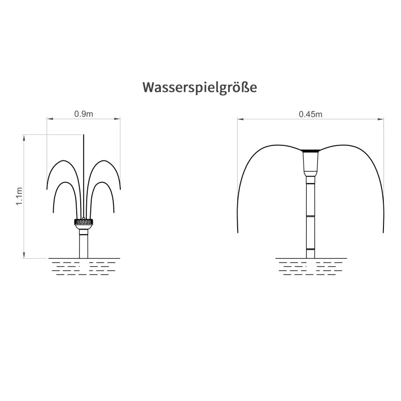 Fântână solară Esotec WaterSplash 20/1350 101014