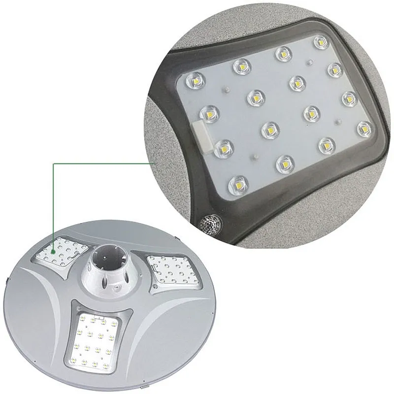 Lampă stradală solară SLL12 18W 2000 lumeni cu telecomandă