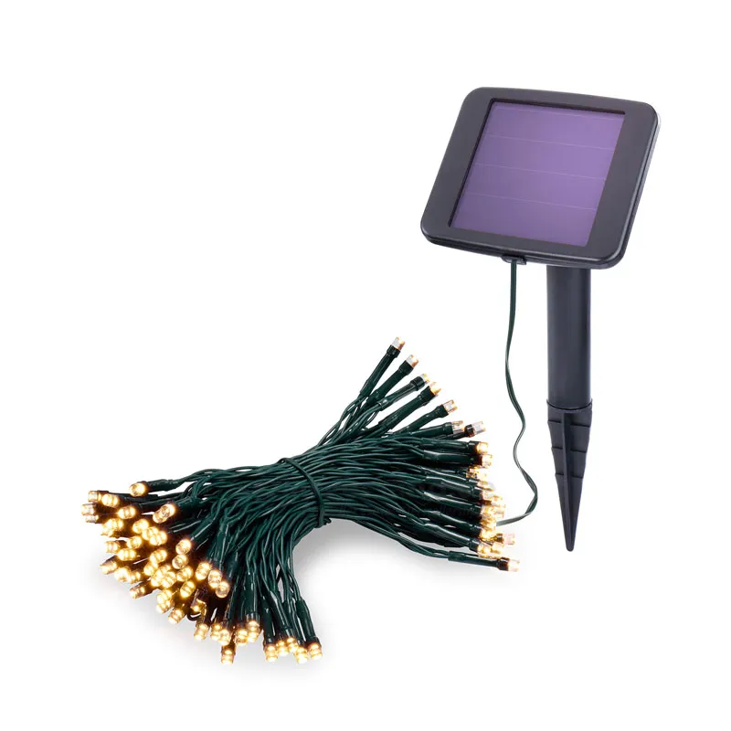 Ghirlandă luminoasă solară Esotec 102170 – 100 LED-uri, 12 m, alb cald