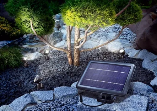 Iluminat solar punctual Esotec Quattro Power 102142
