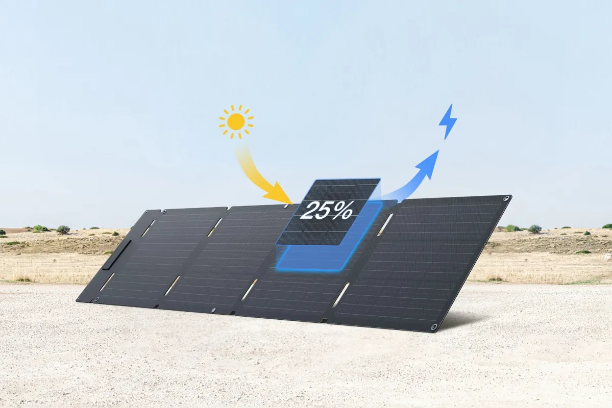 Panou solar portabil EcoFlow de 60 W (tip C)