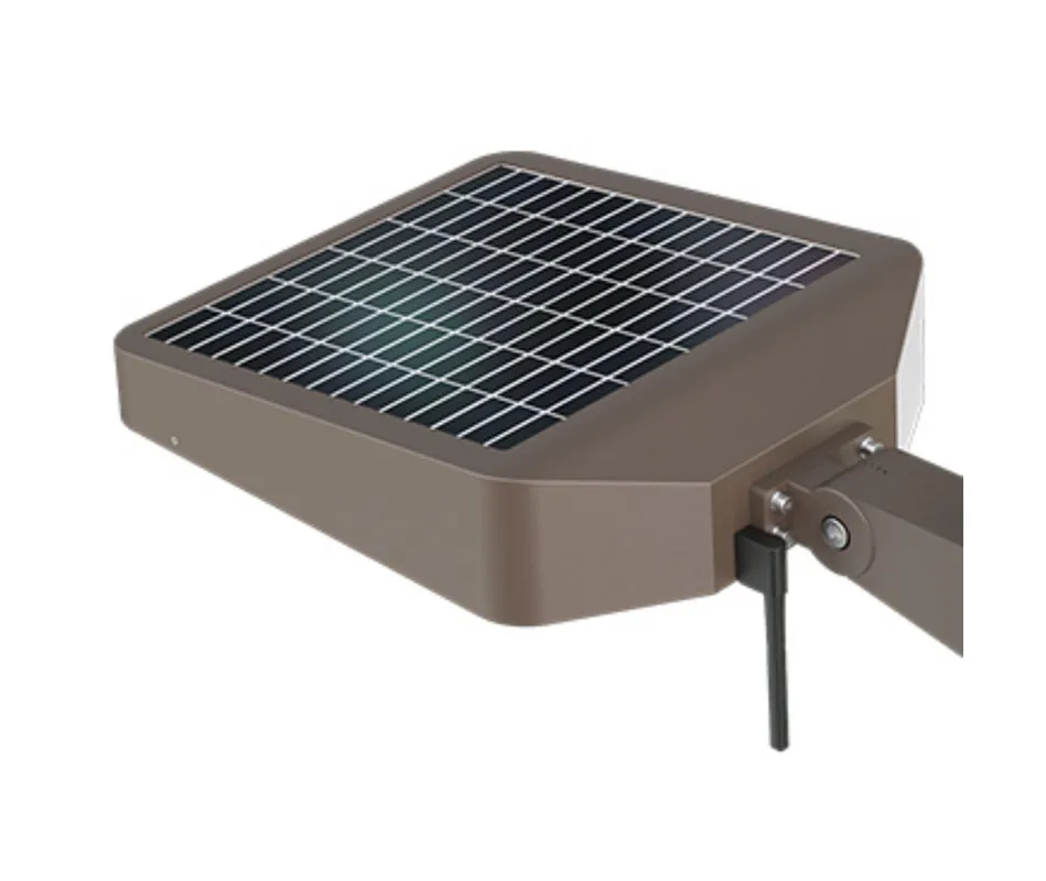 Lampă stradală solară AAL-02 5000 lm cu control prin aplicație, pentru stâlp/perete